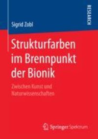 cover of the book  Strukturfarben im Brennpunkt der Bionik: Zwischen Kunst und Naturwissenschaften