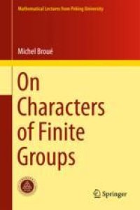 cover of the book  On Characters of Finite Groups