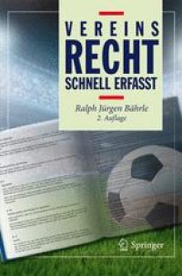 cover of the book Vereinsrecht - Schnell erfasst