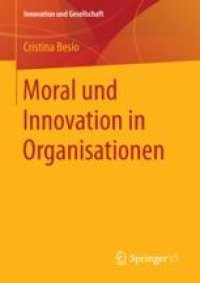 cover of the book  Moral und Innovation in Organisationen