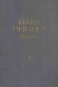 cover of the book Karl Marx, Friedrich Engels. Opere