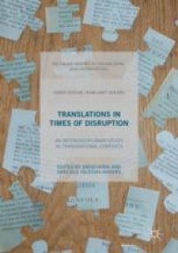 cover of the book Translations in Times of Disruption: An Interdisciplinary Study in Transnational Contexts