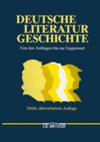 cover of the book Deutsche Literaturgeschichte