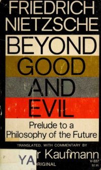 cover of the book Beyond good and evil; prelude to a philosophy of the future