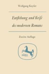 cover of the book  Entstehung und Krise des Modernen Romans