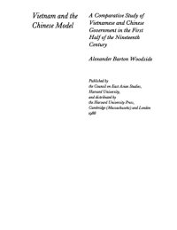 cover of the book Vietnam and the Chinese Model: A Comparative Study of Vietnamese and Chinese Government in the First Half of the Nineteenth Century