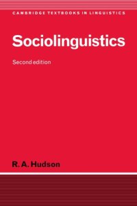 cover of the book Sociolinguistics