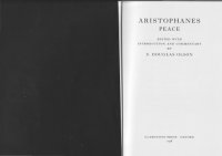 cover of the book Aristophanes’ Peace