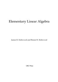 cover of the book Elementary Linear Algebra