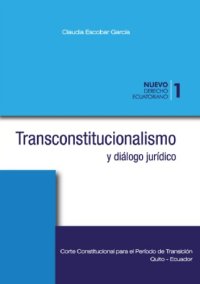 cover of the book Transconstitucionalismo y diálogo jurídico