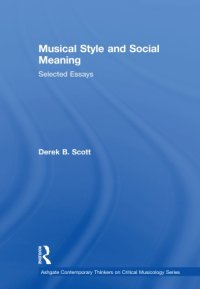 cover of the book Musical Style and Social Meaning: Selected Essays