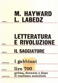 cover of the book Letteratura e rivoluzione