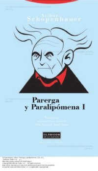 cover of the book Parerga y paralipómena