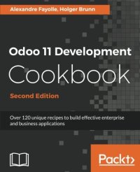 cover of the book Odoo 11 Development Cookbook - Second Edition: Over 120 unique recipes to build effective enterprise and business applications