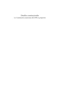 cover of the book Desafíos constitucionales. La Constitución ecuatoriana del 2008 en perspectiva