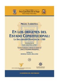 cover of the book En los orígenes del Estado Constitucional: la Declaración Francesa de 1789