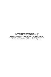 cover of the book Interpretación y argumentación jurídica