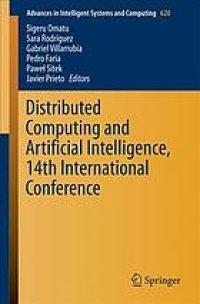 cover of the book Distributed computing and artificial intelligence, 14th International Conference