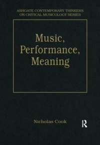 cover of the book Music, Performance, Meaning: Selected Essays