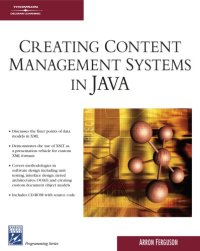 cover of the book Creating content management systems in Java