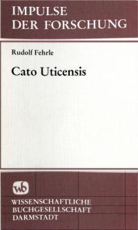 cover of the book Cato Uticensis