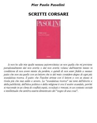 cover of the book Scritti corsari