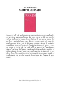 cover of the book Scritti Corsari