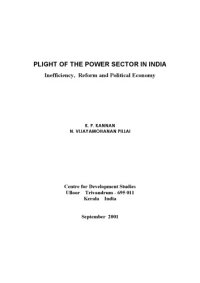 cover of the book Plight of the Power Sector in India