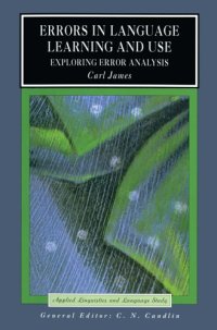 cover of the book Errors in Language Learning and Use: Exploring Error Analysis