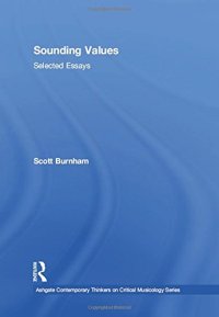 cover of the book Sounding Values: Selected Essays