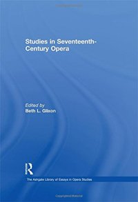 cover of the book Studies in Seventeenth-Century Opera