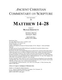 cover of the book Matthew 14-28