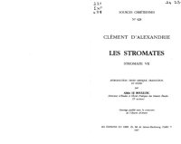 cover of the book Stromate VII