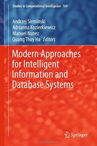 cover of the book Modern Approaches for Intelligent Information and Database Systems