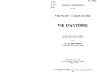 cover of the book Vie d’Antoine