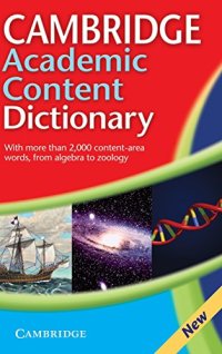 cover of the book Cambridge Academic Content Dictionary