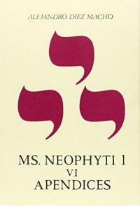 cover of the book NEOPHYTI 1. TARGUM PALESTINENSE. MS DE LA BIBLIOTECA VATICANA Apendices