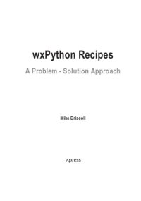 cover of the book wxPython Recipes