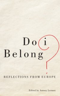 cover of the book Do I Belong? Reflections from Europe