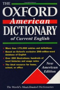 cover of the book The Oxford American Dictionary of Current English