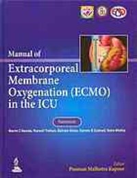 cover of the book Manual of extracorporeal membrane oxygenation (ECMO) in the ICU