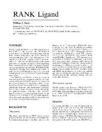 cover of the book RANK Ligand