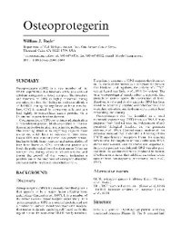 cover of the book Osteoprotegerin