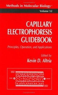 cover of the book Capillary Electrophoresis Guidebook. Principles, Operation, and Applications