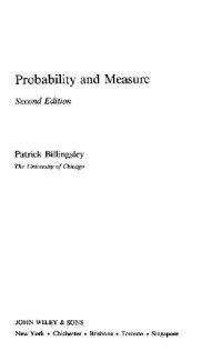 cover of the book Probability and Measure