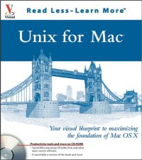 cover of the book Unix for Mac: your visual blueprint for maximizing the foundation of Mac OS X