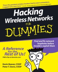 cover of the book Hacking Wireless Networks For Dummies