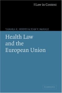 cover of the book Health law and the European Union