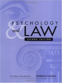 cover of the book Psychology and Law: A Critical Introduction