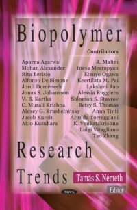 cover of the book Biopolymer Research Trends